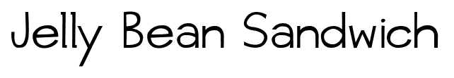 Jelly Bean Sandwich font